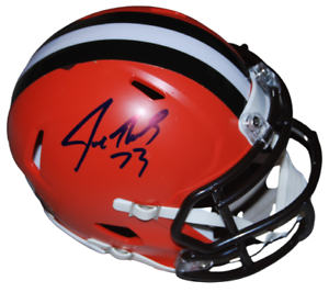 Joe Thomas Cleveland Browns Autographed Flash Mini Helmet - JSA Authentic