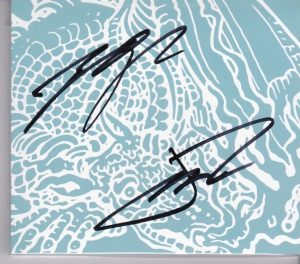 TWENTY ONE 21 PILOTS SIGNED SCALED AND ICY ART CARD CD AUTOGRAPH AUTO G COLLECTIBLE MEMORABILIA