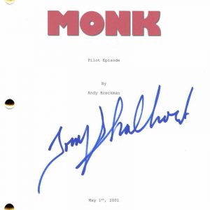 TONY SHALHOUB SIGNED AUTOGRAPH MONK FULL PILOT SCRIPT - WING, VERY RARE!