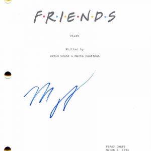 MATTHEW PERRY SIGNED AUTOGRAPH FRIENDS FULL PILOT SCRIPT - W/ JENNIFER ANISTON