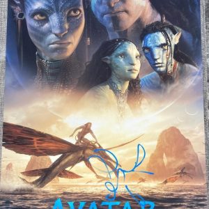 ZOE SALDANA SIGNED AUTOGRAPH AVATAR 2 BIG 12x18 NEW MOVIE POSTER PHOTO COA PROOF