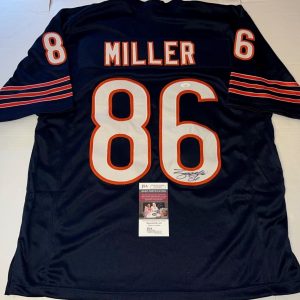 Zach Miller Chicago Bears signed Custom jersey autographed JSA COA