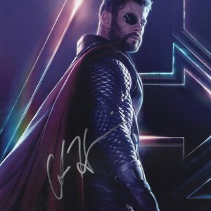 CHRIS HEMSWORTH THOR SIGNED 11X14 PHOTO THE AVENGERS AUTOGRAPH BECKETT COA 20