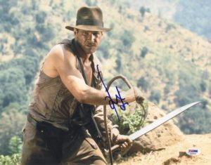 HARRISON FORD SIGNED 11X14 PHOTO INDIANA JONES AUTOGRAPH PROOF PSA/DNA LOA D COLLECTIBLE MEMORABILIA