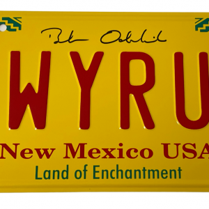 BOB ODENKIRK SIGNED LICENSE PLATE LWYERUP BREAKING BAD AUTOGRAPH BECKETT HOLO