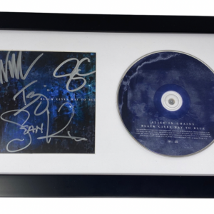 Alice In Chains Signed Black Gives Way To Blue Framed CD Cantrell x4 ACOA COA
