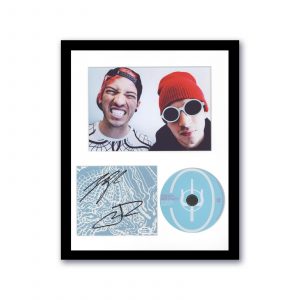 TWENTY ONE PILOTS “SCALED AND ICY” AUTOGRAPH SIGNED FRAMED 11×14 DISPLAY B ACOA COLLECTIBLE MEMORABILIA