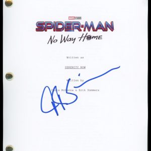 J.K. Simmons "Spider-Man: No Way Home" AUTOGRAPH Signed Script Screenplay ACOA