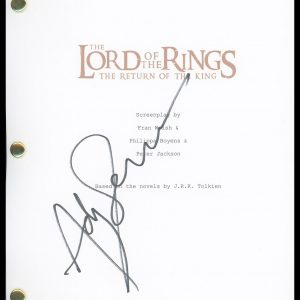 Andy Serkis "The Lord of the Rings: Return of the King" SIGNED Script Screenplay