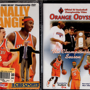 SYRACUSE BASKETBALL LOT OF 2 DVD'S FROM 2003 SEASON SEALED IN ORIGINAL PLASTIC