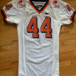 SYRACUSE ORANGE VINTAGE TEAM ISSUED 44 FOOTBALL JERSEY FROM 2001 INSIGHT BOWL