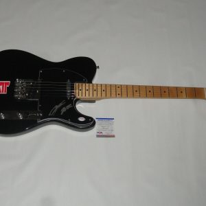 STEPHEN PEARCY SIGNED BLACK ELECTRIC GUITAR AUTOGRAPHED RATT PSA COA