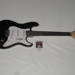 WAYNE KRAMER SIGNED BLACK ELECTRIC GUITAR MC5 PROOF LEGEND JSA COA