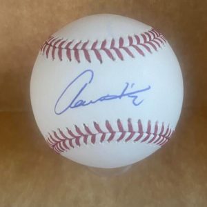 AARON HILL BLUE JAYS/DBACKS SIGNED AUTO M.L. BASEBALL BECKETT AUTHENTICATED