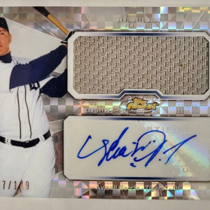 2013 TOPPS FINEST AVISALL GARCIA ROOKIE TIGERS AUTO JERSEY /149 BASEBALL CARD