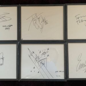 Kiss Signed Set Of 6 16x20 Canvases Framed GENE PETER PAUL ACE +2 REAL COA