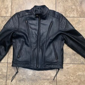 Bikers Club SOFT HEAVY DUTY Leather Jacket Mens M W/ Zip Out Liner Estate Fresh