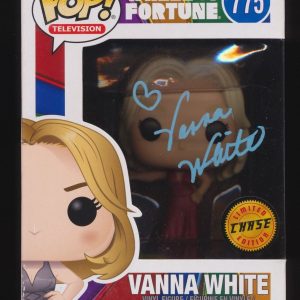 VANNA WHITE SIGNED WHEEL OF FORTUNE CHASE EDITION FUNKO POP JSA