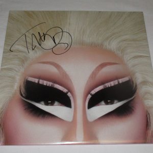 TRIXIE MATTEL SIGNED THE BLONDE & PINK ALBUMS VINYL RECORD JSA