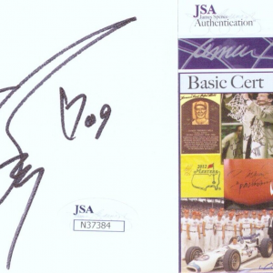 ZAC BROWN Signed Autograph 3.5x3.5 Index Card JSA COA