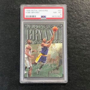 1998 Metal Universe #53 Kobe Bryant PSA 8 NM MT Lakers