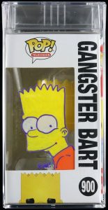 TONE RODRIGUEZ SIGNED FUNKO POP #900 PSA/DNA ENCAPSULATED THE SIMPSONS GANGSTER COLLECTIBLE MEMORABILIA
