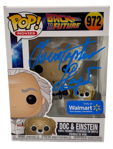 CHRISTOPHER LLOYD SIGNED BACK TO THE FUTURE DOC BROWN FUNKO 972 BECKETT 32 COLLECTIBLE MEMORABILIA