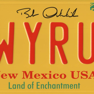 BOB ODENKIRK SIGNED LICENSE PLATE LWYERUP BREAKING BAD AUTOGRAPH BECKETT WITNESS