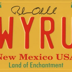 BOB ODENKIRK SIGNED LICENSE PLATE LWYERUP BREAKING BAD AUTOGRAPH BECKETT WITNESS