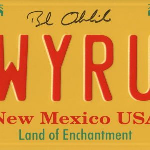 BOB ODENKIRK SIGNED LICENSE PLATE LWYERUP BREAKING BAD AUTOGRAPH BECKETT WITNESS
