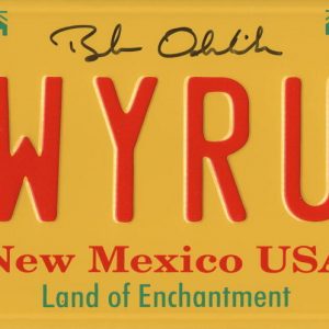 BOB ODENKIRK SIGNED LICENSE PLATE LWYERUP BREAKING BAD AUTOGRAPH BECKETT WITNESS