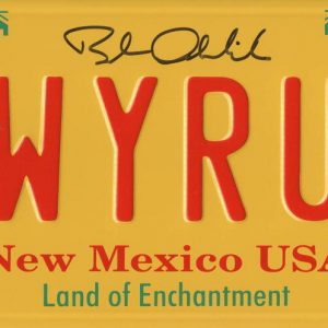 BOB ODENKIRK SIGNED LICENSE PLATE LWYERUP BREAKING BAD AUTOGRAPH BECKETT WITNESS