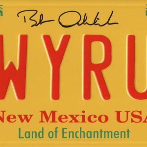 BOB ODENKIRK SIGNED LICENSE PLATE LWYERUP BREAKING BAD AUTOGRAPH BECKETT WITNESS