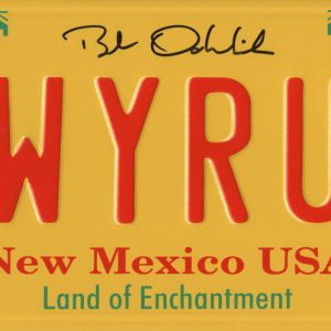 BOB ODENKIRK SIGNED LICENSE PLATE LWYERUP BREAKING BAD AUTOGRAPH BECKETT WITNESS