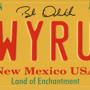 BOB ODENKIRK SIGNED LICENSE PLATE LWYERUP BREAKING BAD AUTOGRAPH BECKETT WITNESS