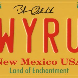 BOB ODENKIRK SIGNED LICENSE PLATE LWYERUP BREAKING BAD AUTOGRAPH BECKETT WITNESS