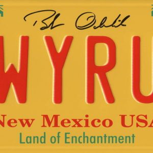 BOB ODENKIRK SIGNED LICENSE PLATE LWYERUP BREAKING BAD AUTOGRAPH BECKETT WITNESS