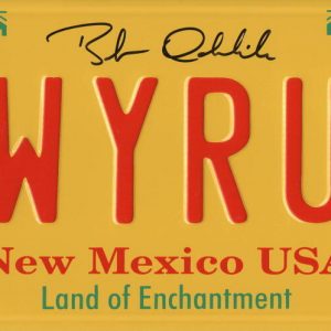 BOB ODENKIRK SIGNED LICENSE PLATE LWYERUP BREAKING BAD AUTOGRAPH BECKETT WITNESS