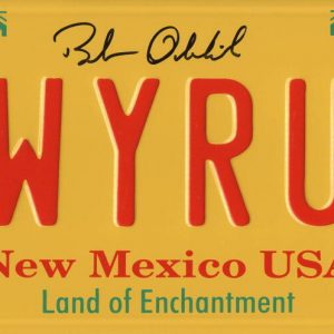 BOB ODENKIRK SIGNED LICENSE PLATE LWYERUP BREAKING BAD AUTOGRAPH BECKETT WITNESS