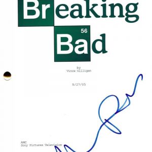 AARON PAUL SIGNED BREAKING BAD PILOT SCRIPT AUTHENTIC AUTOGRAPH