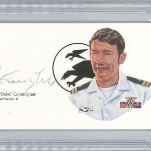 DUKE CUNNINGHAM SIGNED CUT SIGNATURE PSA DNA 84844008 VIETNAM ACE