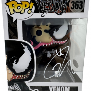 TOM HARDY SIGNED AUTOGRAPHED FUNKO POP VINYL VENOM 363 AUTHENTIC JSA *