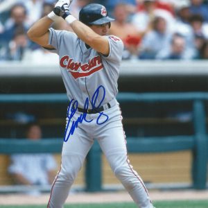 **GFA Cleveland Indians *EINAR DIAZ* Signed 8x10 Photo E1 COA**