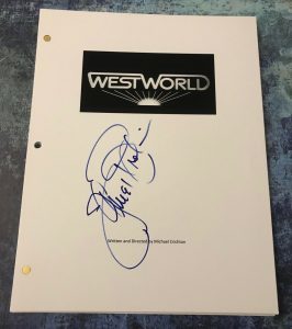 GFA WESTWORLD 1973 MOVIE * JAMES BROLIN * SIGNED FULL PAGE SCRIPT COA COLLECTIBLE MEMORABILIA