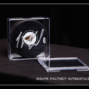 **GFA Minnesota Wild *CODY McCORMICK* Signed NHL Logo Puck AD2 COA**