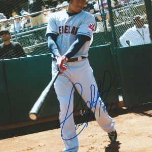 **GFA Cleveland Indians *EZEQUIEL CARRERA* Signed 8x10 Photo E4 COA**