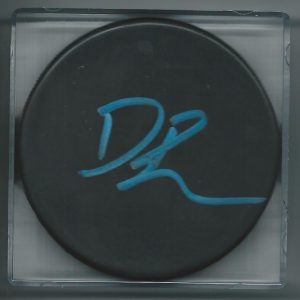 **GFA Vancouver Canucks *DAVID BOOTH* Signed Blank Puck D1 COA**
