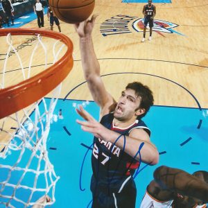 Zara Pachulia *ATLANTA HAWKS* Signed 8x10 Photo Z3 COA GFA
