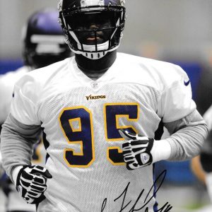 **GFA Minnesota Vikings *SHARRIF FLOYD* Signed 8x10 Photo S2 COA**