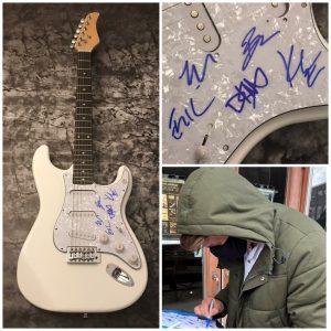 GFA I’VE GIVEN UP ON YOU X5 BAND * REAL FRIENDS * SIGNED ELECTRIC GUITAR COA COLLECTIBLE MEMORABILIA